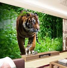It is recommended to browse the workshop from wallpaper engine to find something you like instead of this page. 3d Orange Tiger In Jungle Wallpaper For Walls Animal Print Mural In 2020 Jungle Wallpaper Wall Wallpaper Large Wall Paintings