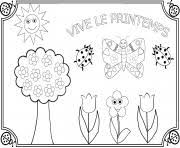 Coloriage printemps imprimer gratuitement 70 images. Coloriage Printemps Dessin Printemps Sur Coloriage Info