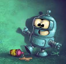 Baby Bender Futurama Futurama Futurama Characters Cartoon Drawings
