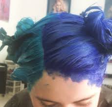 Manic Panic S Half Atomic Turquoise Half Bad Boy Blue Manicpanic Bluehair Aomicturquoise Rockabillyblue Bad Boys Blue Blue Hair Rockabilly Blue