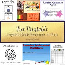 Involving Kids In The Ramadan Spirit Free Printables