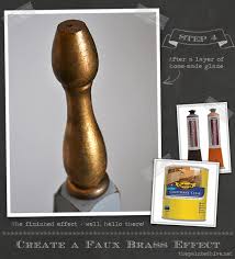 View interior and exterior paint colors and color palettes. Create A Faux Authentic Antique Brass Effect The Painted Hive