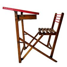 Sold and shipped by hearthsong. Vintage Foldable Wooden Children S Desk And Seat For Sale At Pamono