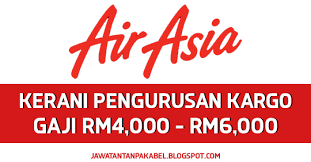 Check spelling or type a new query. Pengambilan Jawatan Kosong Kerani Pengurusan Kargo Air Asia Disember 2018 Salam Kerjaya