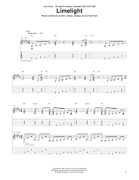 Halloween sheet music for violin. Rush Limelight Sheet Music Download Pdf Score 444080