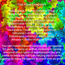 Free Adopt Companies for Anthro Transformations by Sporraky- -- Fur  Affinity [dot] net