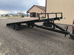 Finished Trailer 24x8 Deckover With Tilt And Dovetail Tilt Trailer Dump Trailers Car Trailer