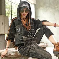 Close free domestic ground shipping on all orders over $60 2021 Luxury Korean Brand Girls Punk Style Streetwear Womens Denim Tracksuit Set Woman Jeans Sweat Suit Plus Size Female Convention From Fashionlot 161 81 Dhgate Com