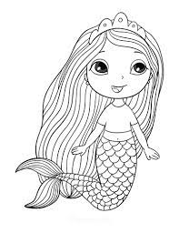 Here's the mermaid coloring pages for your kids: 57 Mermaid Coloring Pages Free Printable Pdfs