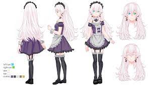 Draw A Anime Style Character Reference Sheet By Komissachan Fiverr If you click the arrow multiple times, different types of ears will appear. anime style character reference sheet