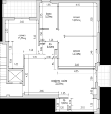In 80 mq soggiorno piu ampio prima soluzione planimetrie dell. Progetto 90 Mq Architettura A Domicilio