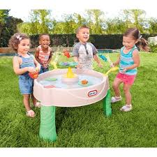 Little Tikes Garden Table And Chairs Set Multiple Colors Walmart Com Water Table Little Tikes Water Tables