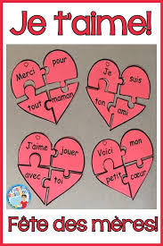 Comptine Carte Et Activites Pour La Fete Des Meres En Francais Les Eleves Ont Le Choix De 2 Poemes Fa Diy Kid Activities Craft Projects For Kids French Poems