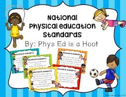 Physical Education National Standards Printable Signs Physical Education Elementary Physical Education Physical Education Standards
