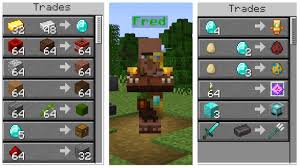These are the best ones to trade with. Custom Villager Maker Minecraft Data Pack