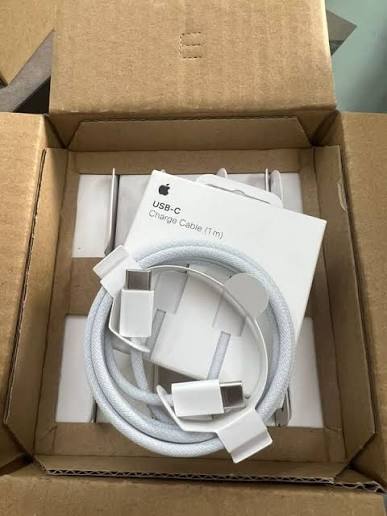 Apple Original 60W Woven USB-C to C type Charging Cable 1m