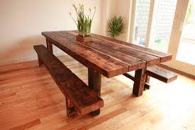 Order custom dining tables, chairs, and dining room furniture from artfactory.com in any style or design. Custom Farmhouse Dining Table And Benches For Kitchensurfing Com Dining Table With Bench Rustic Dining Table Farmhouse Dining Table