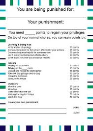 Discipline Chart Templates