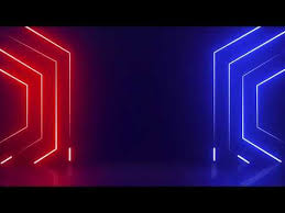 Red And Blue Contrasting Neon Lights Background Free Animated Background Motion Made Youtube Blue Neon Lights Lights Background Animation Background