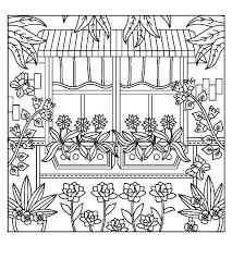 Window Box Coloring Page Mandala Coloring Pages Cute Coloring Pages Coloring Pages