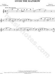 Somewhere over the rainbow piano chords free. Judy Garland Over The Rainbow Sheet Music Alto Saxophone Solo In C Major Download Print Sku Mn0016730