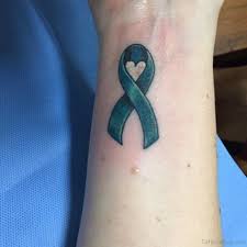 Decision about get a tattoo or not is surely a hard one since there are a lot of bad stigma about tattoo. 32 Pretty Cancer Ribbon Tattoos On Wrist