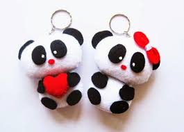 Boneka Panda Dari Kain Flanel Jpg 500 359 Kain Flanel Gantungan Kunci Tutorial Boneka