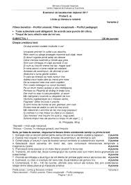 Barem pentru modelul de subiect la română bac 2018. Bac 2014 Romana Sesiunea Speciala