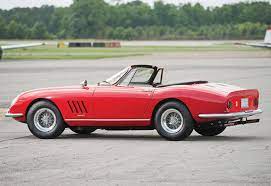 The ferrari 275 coupe and spyder came designed by pininfarina, although when it came to the 275 gtb/4 nart spyder, the design came from scaglietti. Ferrari 275 Nart Spyder World Record Auction Price Car News Carsguide