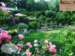 Informal Rose Garden A Less Labor Intensive Approach To Rose Gardening Is To Mix Them With You Country Garden Design Landscape Design Garden Landscape Design