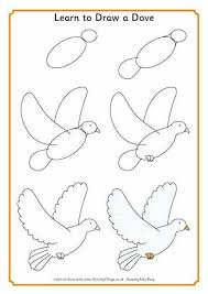 Bird Drawing For Kids Easy Step By Step Pin Ot Polzovatelya Batool M Hassan Na Doske Drawing Pattern Template Meditativnye Uzory Legkie Risunki Uroki Risovaniya