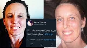Anti-Trump School Teacher Offers to Pay Someone With Coronavirus to Cough 