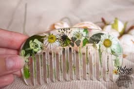 Epoxy Resin Jewelry Hair Comb With Flowers Etsy In 2021 Resin Jewelry Diy Resin Crystals Diy Resin Crafts