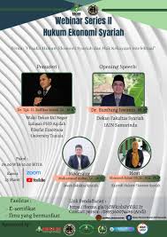 Dengan mengamalkan ekonomi syariah jelas akan banyak manfaat yang besar bagi umat islam itu sendiri. Webinar Series Ii Hukum Ekonomi Syariah Iain Samarinda Undang Pakar Filsafat Iai Sahid Bogor Iain Samarinda