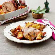 Saftige Putenkeule Mit Backapfeln Und Reibekuchen Rezept Lecker