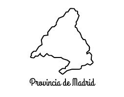 Dibujo De Provincia De Madrid Para Colorear Dibujos Net