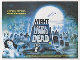 Night Of The Living Dead (1968) Re-release Poster, British, 1978,