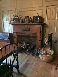 80 Incridible Rustic Farmhouse Fireplace Ideas Makeover 60 Rustic Farmhouse Fireplace Primitive Living Room Primitive Decorating Country