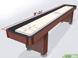 The shuffleboard plans consist from the sketches of the construction, list of materials and tools such table saw, miter saw, surface planer, drill bit, clamps, miscellaneous nuts and bolts and other which you can read on this site. How To Make A Shuffleboard Table With Pictures Wikihow