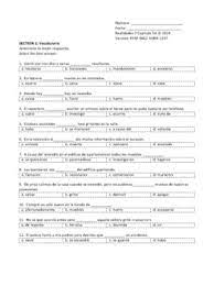 Spanish 1 curriculum 2015 i course description in. Examen Capitulo 5a Realidades 2 By Sqd S Handouts And Lessons Tpt