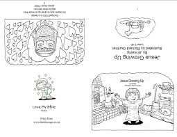 Jesus Grew Up Book Page 1 Sunday School Coloring Pages Christian Coloring Book Bible Crafts