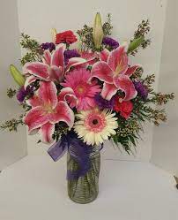 Stargazer Lilies Gerbera Daisies And Carnations Stargazer Lily Gerbera Daisy Carnations