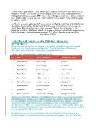 Subjek jupters four moons bentuk jamak dan menggunakan past tense. Contoh Soal Passive Voice