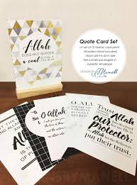 Quote card design quote saying wording white monochrome portrait beard black and photography pixtell. Islamic Quote Card Set Etsy Quote Cards Card Set Printed Cards