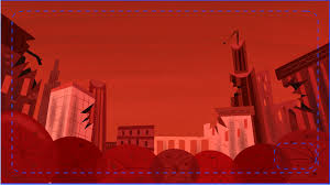 Ah, the city of townsville, home to none other than: Cartoon Concept Design Powerpuff Girls Painted Backgrounds
