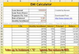 36 loan calculation & analysis template. Free Emi Calculator Excel