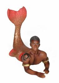 December Diamonds MERMAN Mermaid Man Gay Bronze Black Man RETIRE Ornament  NEW ❤️ | eBay
