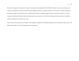 Malaysian Studies Assignment