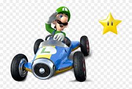 You need to press the button at the e. Mario Luigi Mario Kart 8 Luigi Wii U Hd Png Download 1132x500 2042435 Pngfind