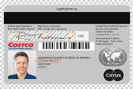 Create customized photo gifts with costco photo centre. Credit Card Business Cards Capital One Costco Money Credit Card Platinum Internet Business Cards Png Klipartz